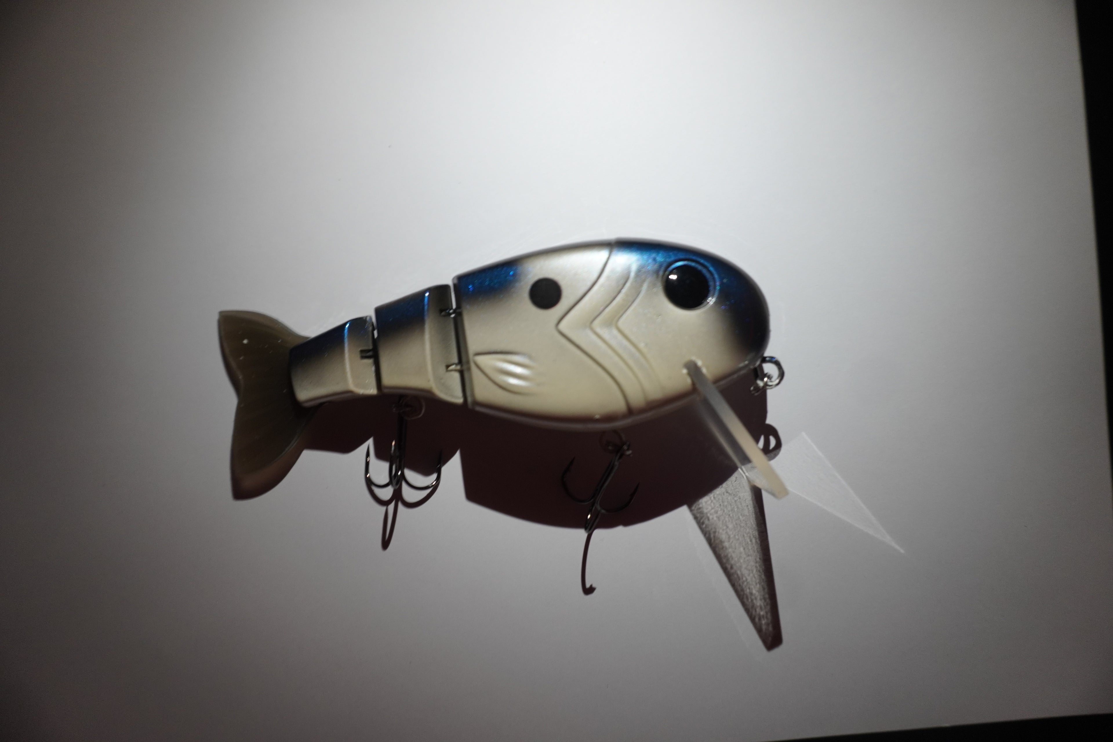 5" Tide Strike Jointed Shallow Diver Swimbait (1.8oz) (Natural Shad)