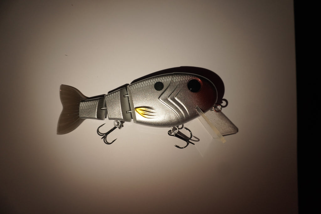 5" Tide Strike Jointed Shallow Diver Swimbait (1.8oz) (Silver Shad)