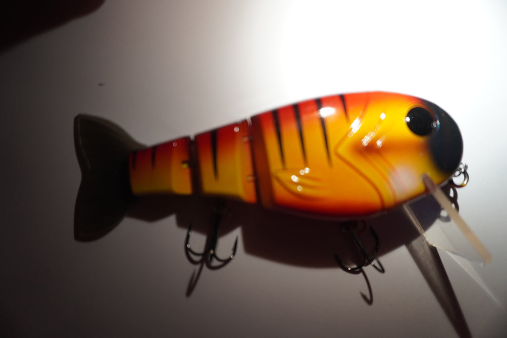 5" Tide Strike Jointed Shallow Diver Swimbait (1.8oz)(Fire Ciclid)