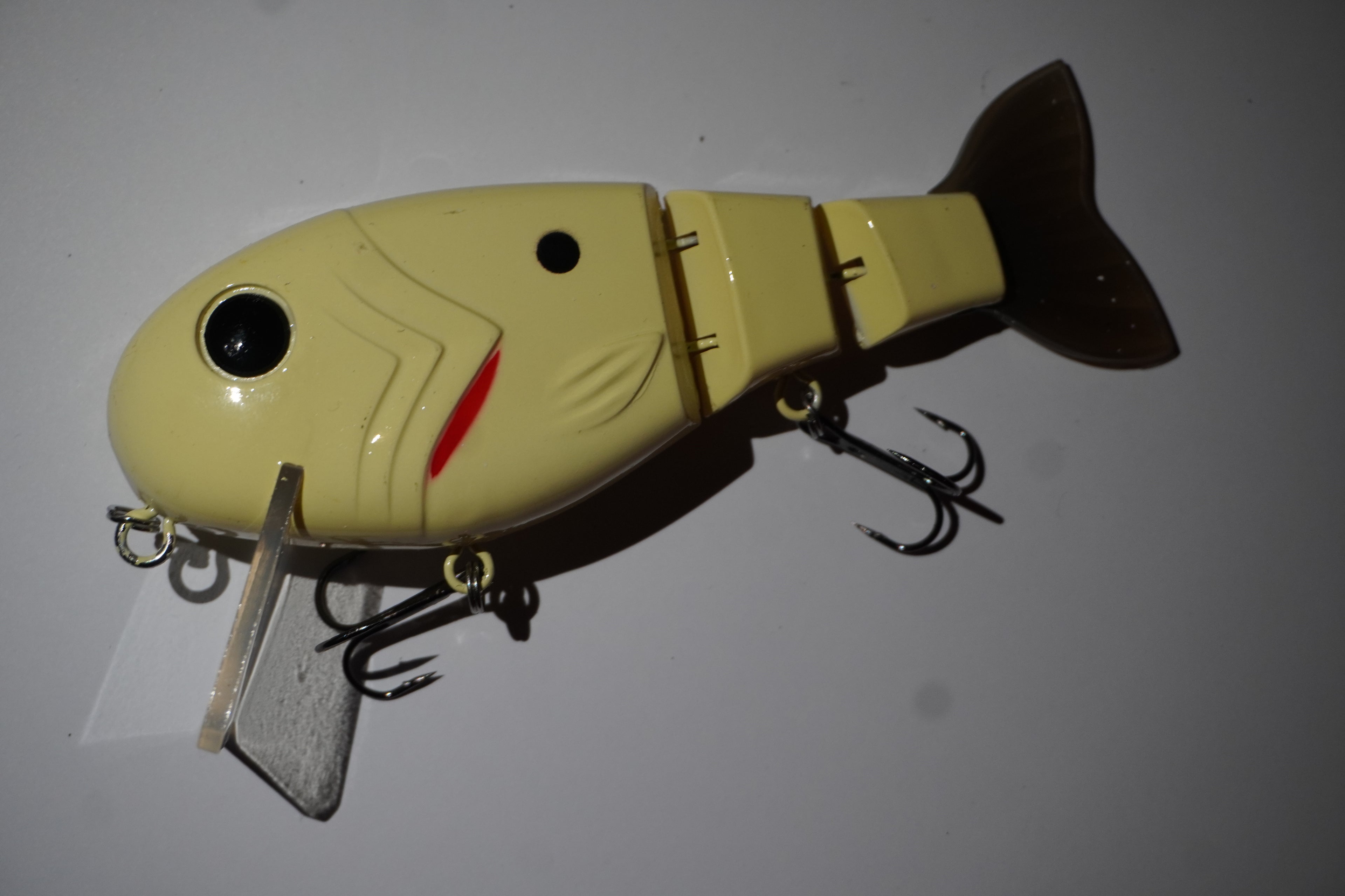 5" Tide Strike Jointed Shallow Diver Swimbait (1.8oz)(Bone Shad)